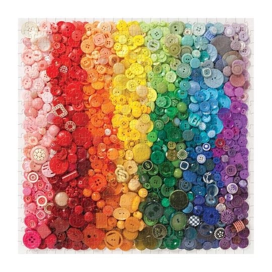 Puzzle boutons arc-en-ciel 500 pièces