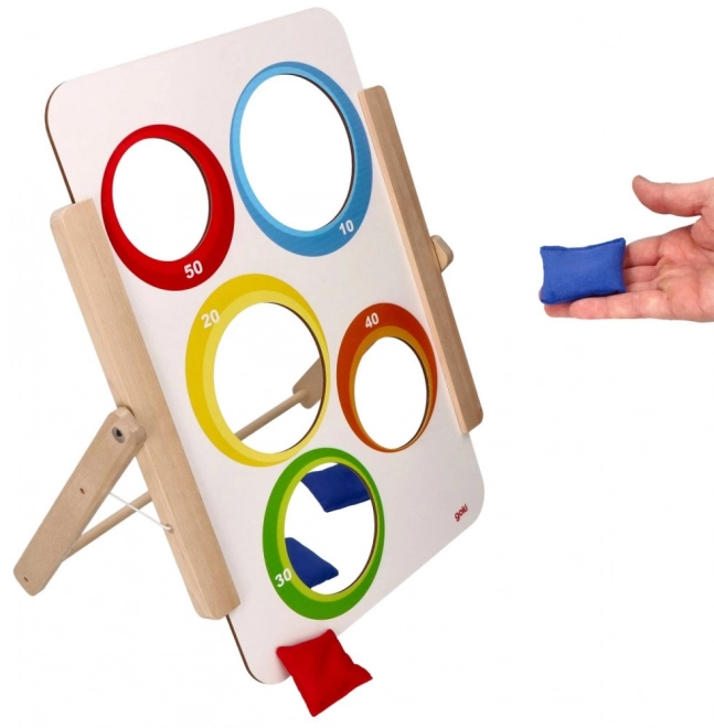 Jeu de lancer de sacs