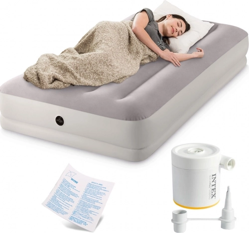 matelas gonflable 191 × 99 × 30 cm pour une personne avec pompe USB intex