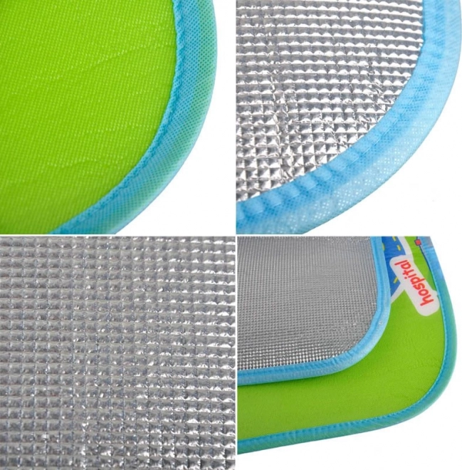 Tapis de jeu pliant pour enfants avec motif de rue 160 x 130 cm