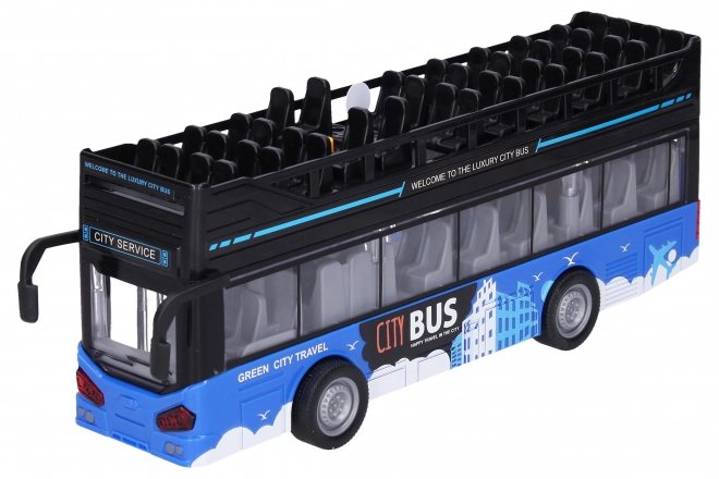 Bus touristique à deux étages avec effets 28 cm