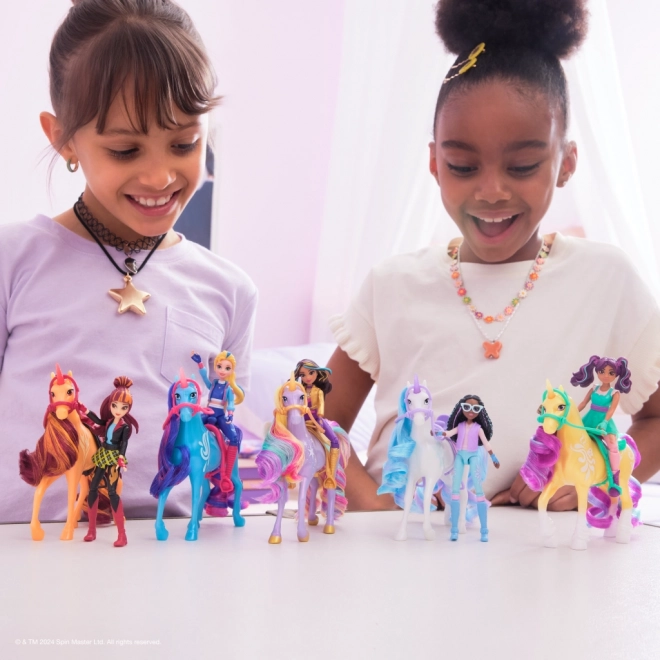 Figurines Ava et Leaf de l'Académie des Licornes