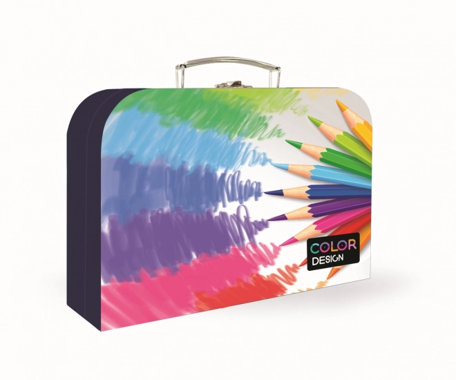 Mallette en laminé crayons A4, 34 cm