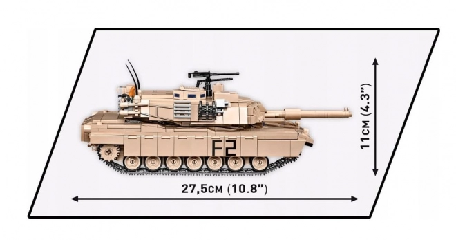 COBI 2622 Forces armées Abrams M1A2, 1:35, 982 k, 1 f