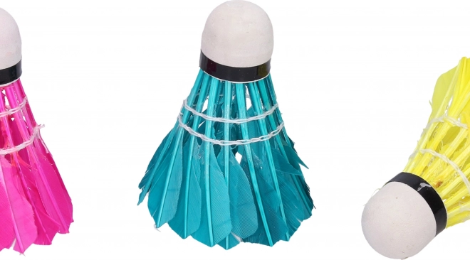 Volants de badminton colorés