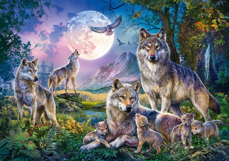 Puzzle Loups 1500 pièces SCHMIDT