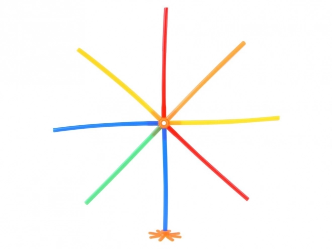 Jeu de construction créatif pailles et bâtonnets