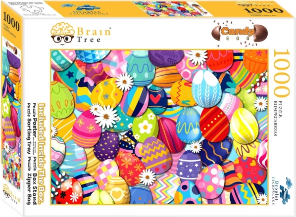 Puzzle BRAINTREE Œufs sucrés 1000 pièces