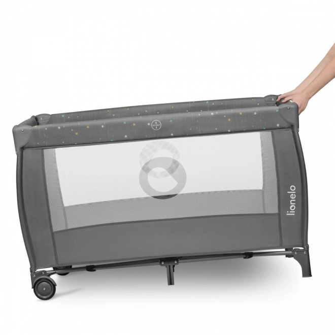 Lit bébé de voyage Lionelo Stefi Plus gris multicolore