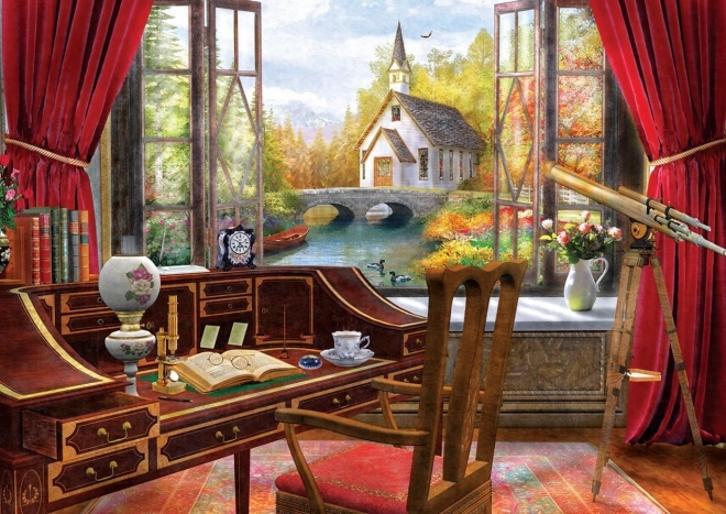 ART PUZZLE Puzzle Vue depuis le bureau 500 pièces