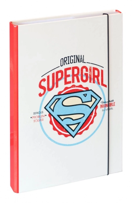Dossiers pour cahiers scolaires A4 Supergirl
