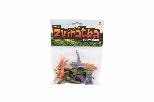 Mini dinosaures – figurines en plastique 6-7 cm, 12 pcs
