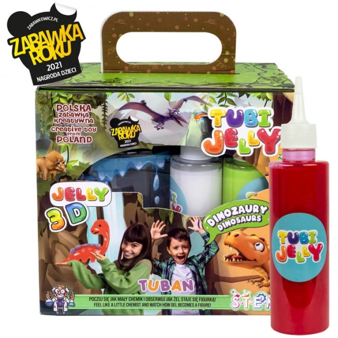 Tuban kit de gelée dinosaures petit aquarium