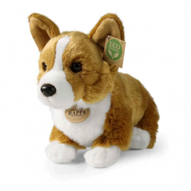 Chien en peluche corgi 32 cm en matériaux écologiques