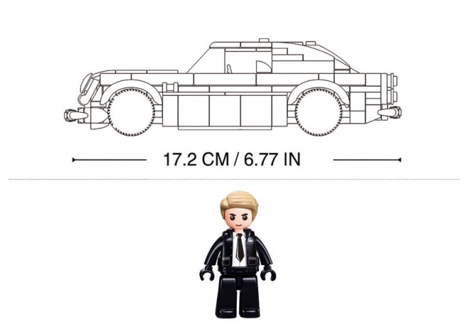 Sluban ModelBricks voiture d'agent secret