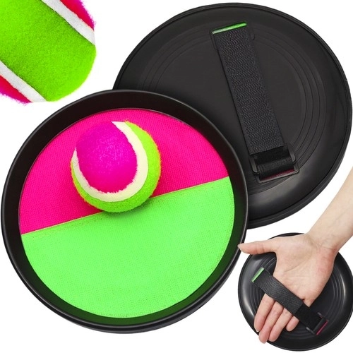 Jeu d'extérieur - Attrape balle avec balle à scratch