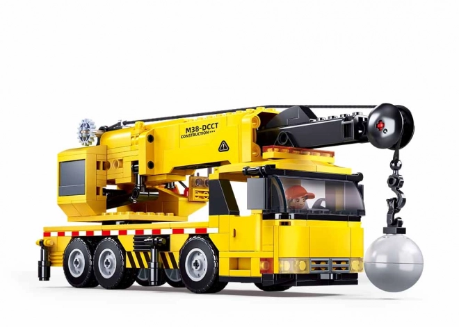 Grue Sluban Town M38-B1195 avec boule de démolition