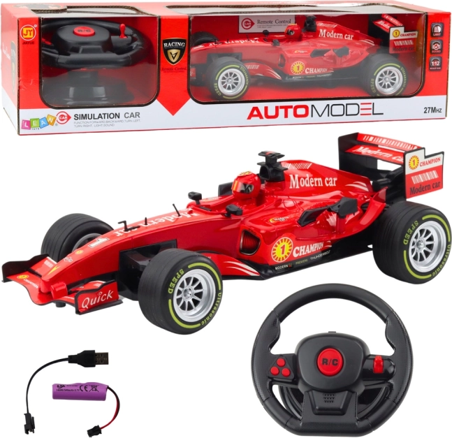 Voiture de course télécommandée 1:12 Rouge
