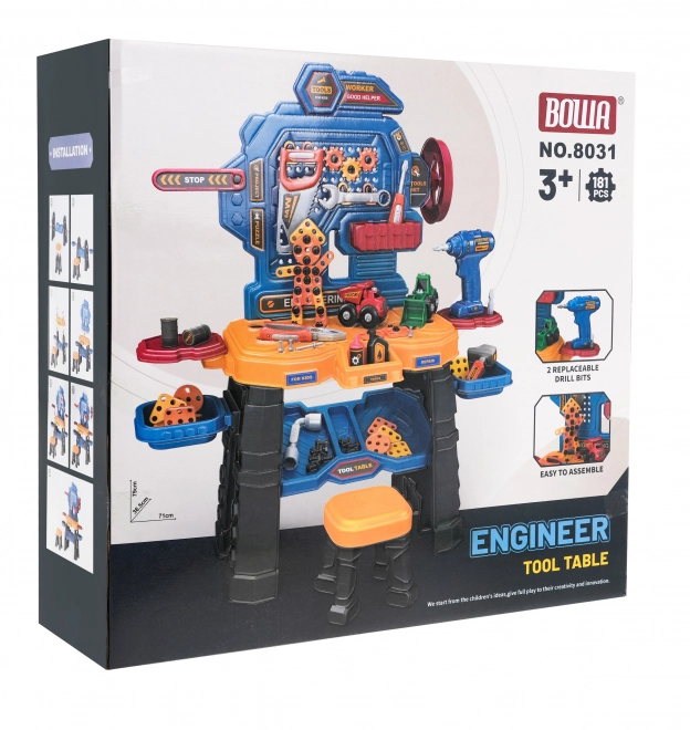 Grande atelier de travail pour petits bricoleurs 184 pcs