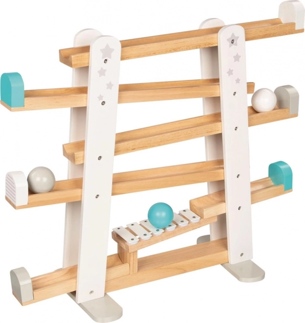 Goki piste à billes avec xylophone – pastel