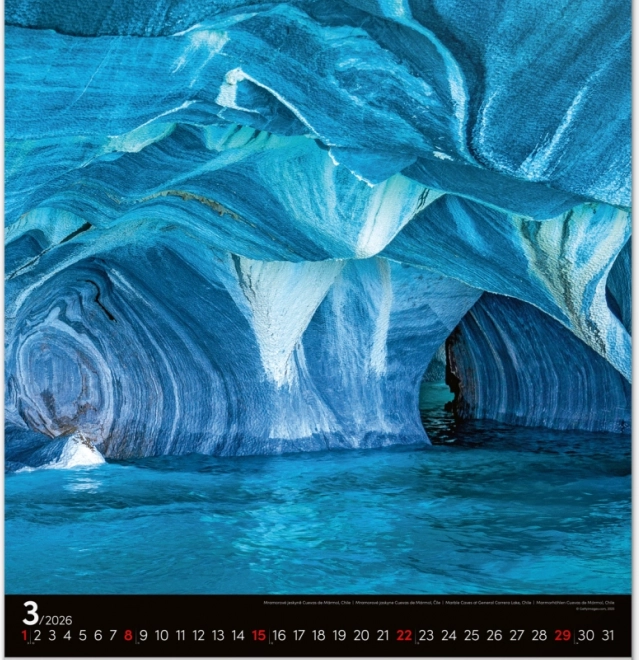 Calendrier mural Énergie 2026