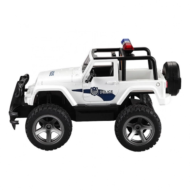 Voiture télécommandée 1:12 Double Eagle (blanche) Jeep (Police) E550-003