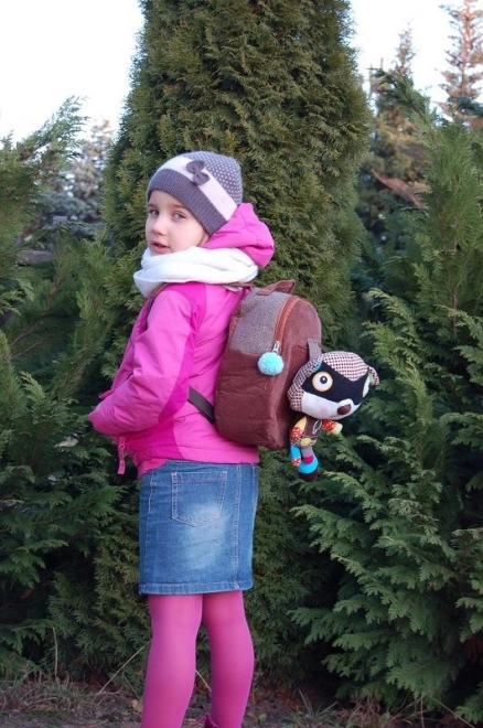 Sac à dos enfant EcoSnoopers avec raton laveur