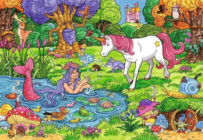 Puzzle Ravensburger Forêt Magique 2x24 pièces