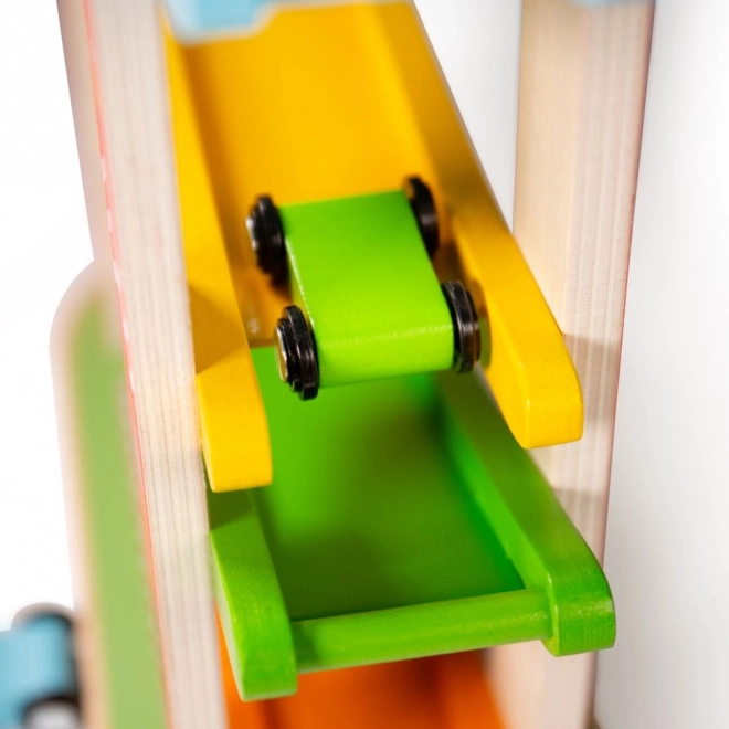 Piste de course en bois pour voitures par Bigjigs Toys