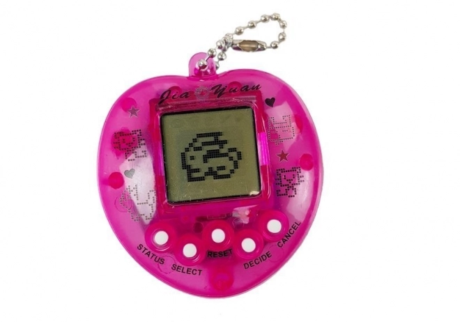 Jeu électronique Tamagotchi Rose avec chaîne courte