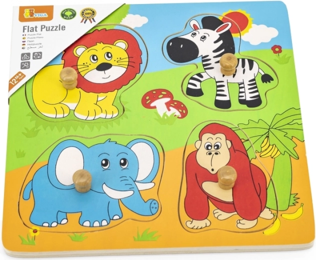 Prise en main facile grâce aux picots en bois