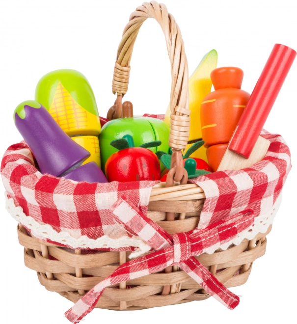 Panier d'achat Petit Pied avec légumes