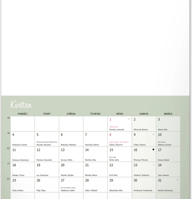 Calendrier familial créatif 2026