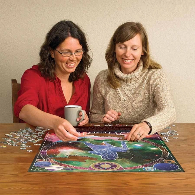 Puzzle Signe du zodiaque Verseau 500 pièces