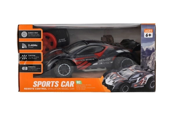Voiture RC sportive 2,4GHz gris-turquoise 20cm – Gris-rouge