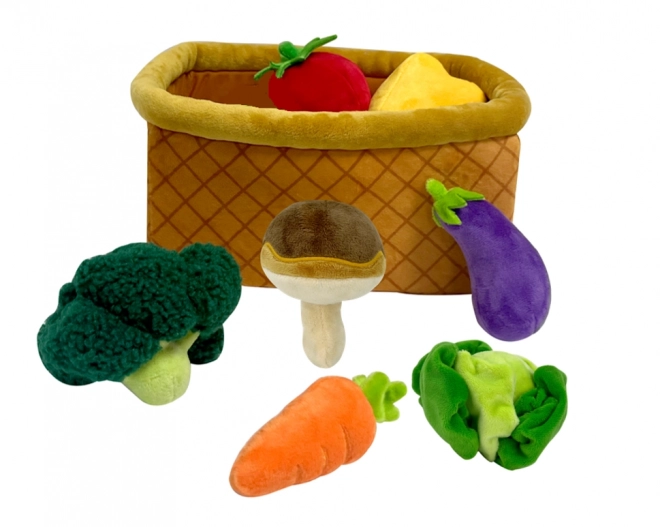 Magic Baby Légumes dans le panier - jouet en peluche