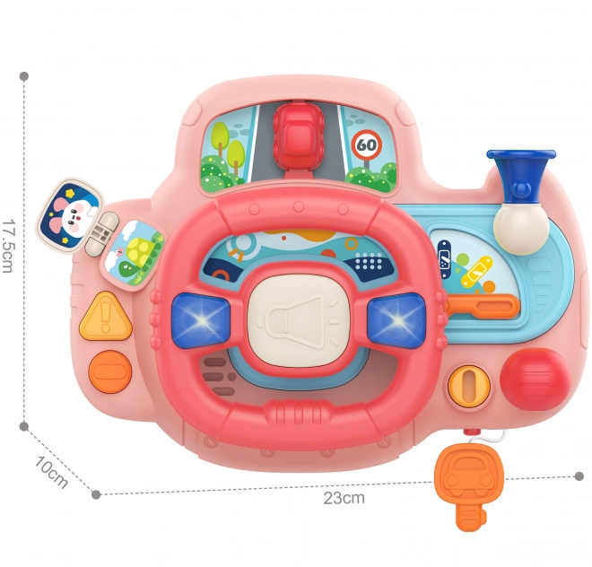 Volant Interactif WOOPIE pour enfants avec lumières et sons