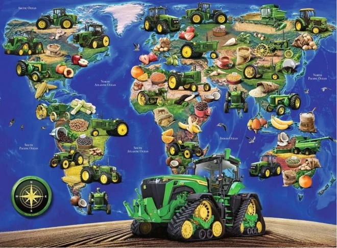 Puzzle Monde John Deere XXL 300 pièces