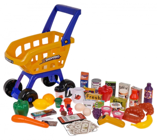 MEGA Supermarché avec chariot + accessoires