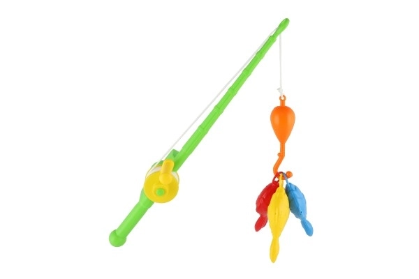 Canne à pêche avec poissons 50 cm