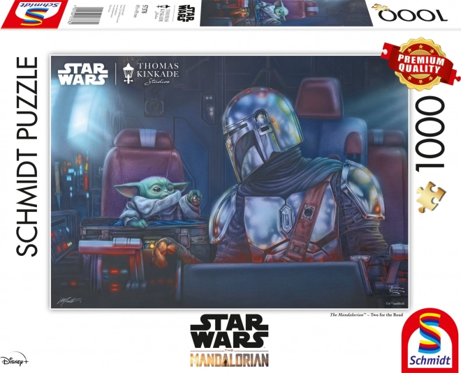 Puzzle Mandalorian : Deux en Route 1000 pièces