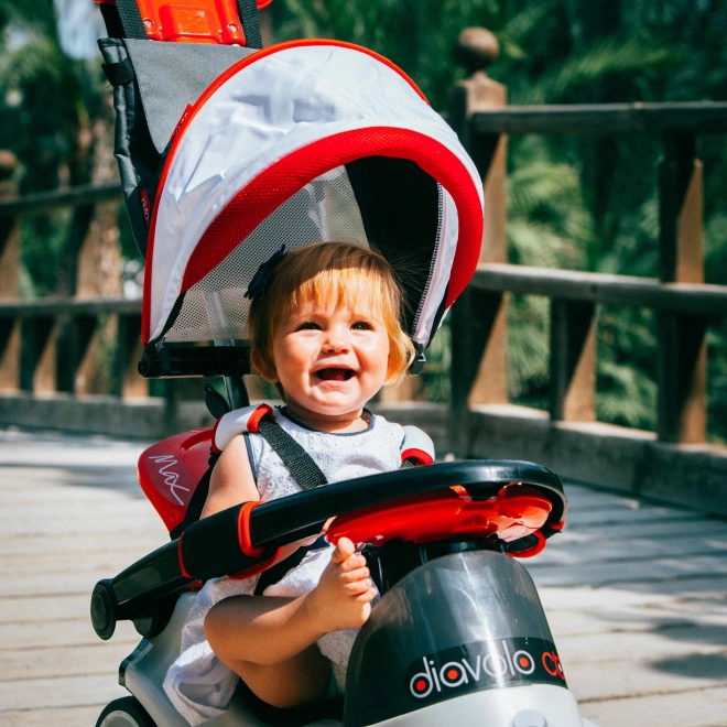 Trottinette et balançoire pour enfants multifonctions 9 en 1 Diavolo avec sac
