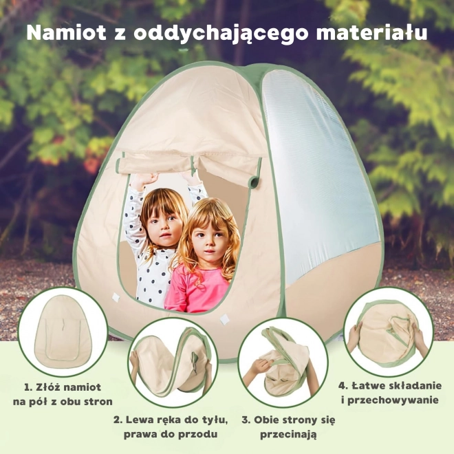 Woopie Tente de Camping pour Petits Explorateurs XXL 15 pcs