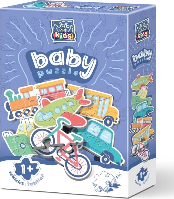 ART PUZZLE Puzzle Bébé Moyens de transport (2-5 pièces)
