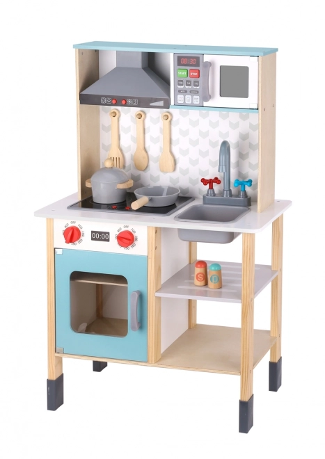 Cuisine en bois pour enfants TOOKY TOY avec accessoires
