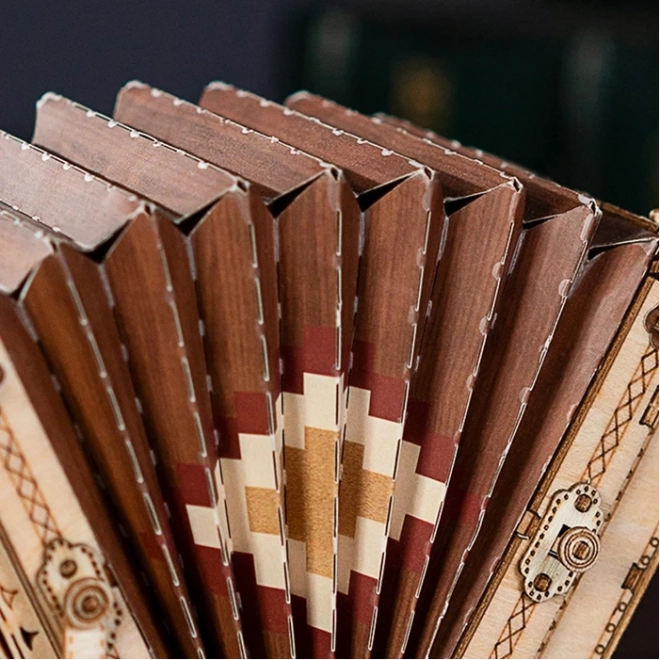 Accordéon - Maquette en bois 3D