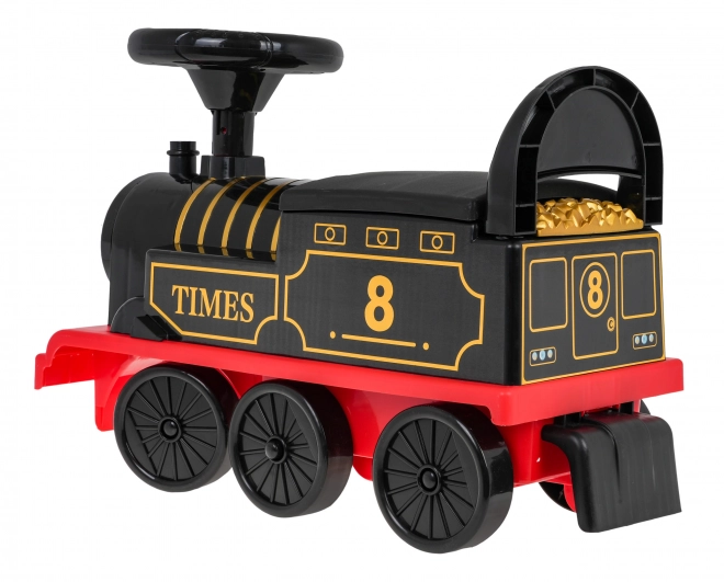 Locomotive enfant interactive avec espace de rangement et lumières