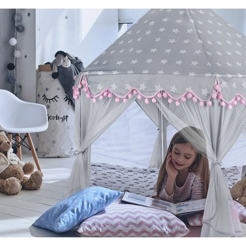 Tente Gris-Rose pour Enfants Kruzzel 23476