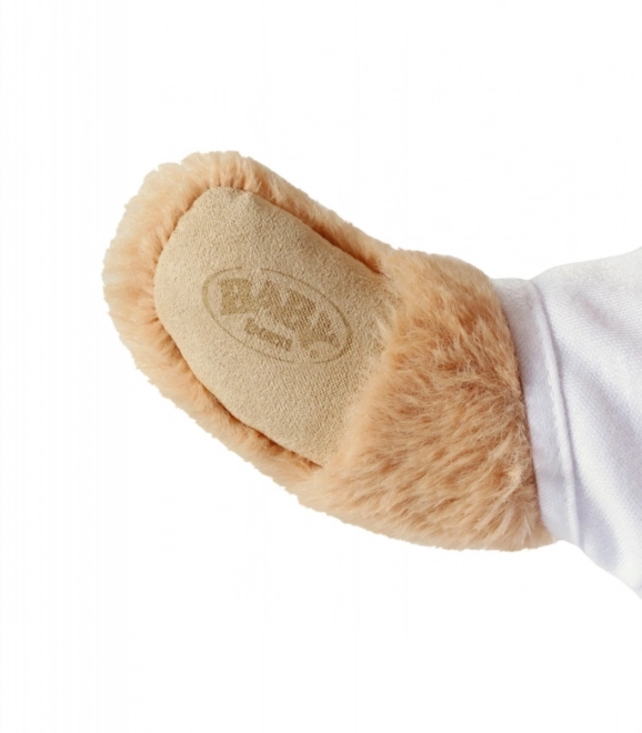 Ourson BABY born, tenue blanche