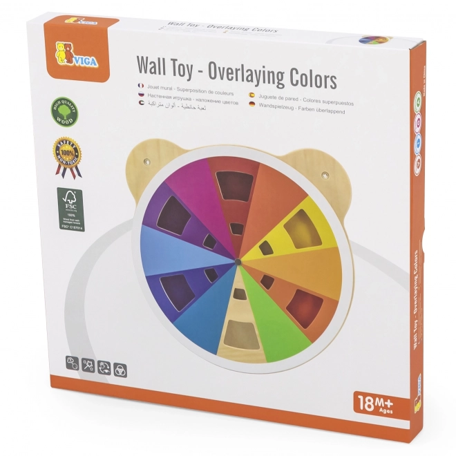 Tablette en bois avec mélange de couleurs en forme de tête d'ours